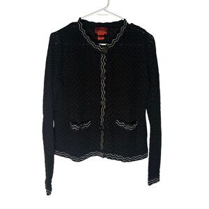 Missoni x Target Black Cardigan Sweater with Pockets Women's Size Large